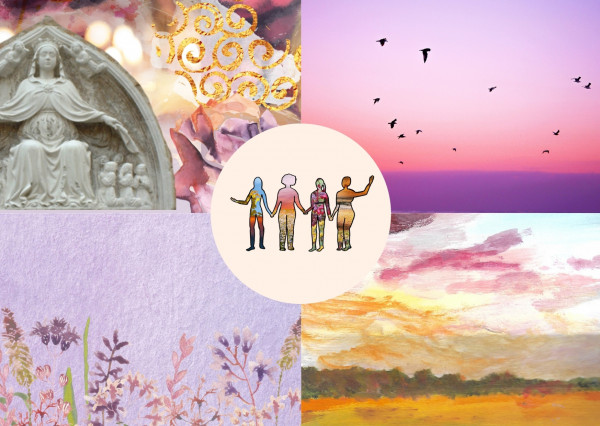 Kopie von Blau Einfach Collage Natur Monat Instagram-Post